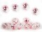Pink Confetti Balloons 30 Pack 12 inch Latex Party Balloons with Confetti Dots